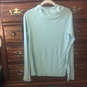 Free Fly bamboo lightweight hoodie, M, light blue